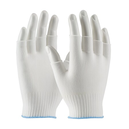 Pip Light Weight Seamless Knit Nylon Clean Environment Glove - Half-Finger, 12PK 40-736/S